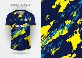 Background mockup for sports team jerseys, jerseys, running jerseys, navy blue stripes. vector