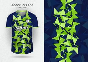 background mockup for sports team jerseys, jerseys, running jerseys, light green medium-patterned navy base. vector