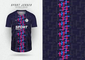 Mockup of a black background with colorful neutral stripes for sports team jerseys, jerseys, and running jerseys vector