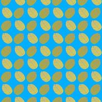 geometric seamless pattern floral with leaves vector