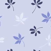 geometric seamless pattern floral with leaves vector