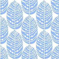geometric seamless pattern floral with leaves vector