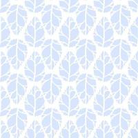 seamless pattern with leaves vector