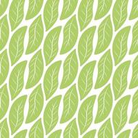 geometric seamless pattern floral with leaves vector
