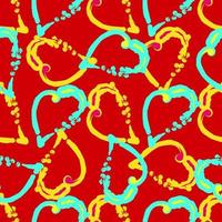 seamless pattern with hearts.vector vector