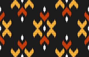 Beautiful ethnic tribal pattern art. Ethnic ikat seamless pattern. American and Mexican style. vector