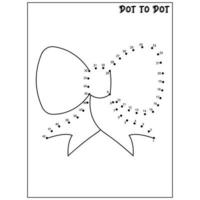 Christmas connect the dots Dot to Dot activities vector