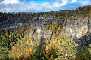 Scenery of sandstone rocks photo