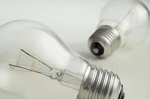 Lying bulbs light photo