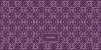 abstract square pattern with dark purple background vector