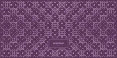 abstract square pattern with dark purple background vector