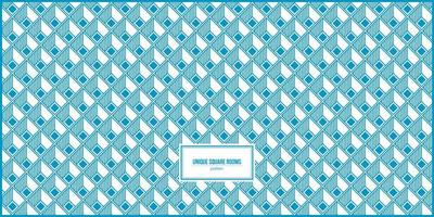 patrón único de varias habitaciones cuadradas vector