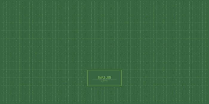 líneas simples y patrón de onda con color verde dominante vector