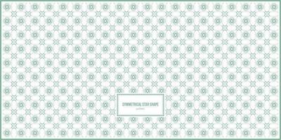 symmetrical star shape pattern design vector