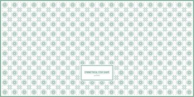 symmetrical star shape pattern design vector