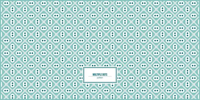 multiple dots inside rhombus shape pattern vector