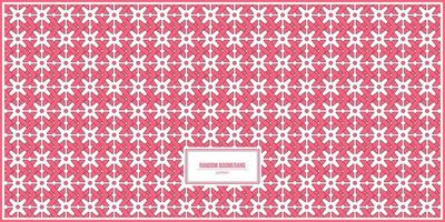 random pattern of pink boomerang pattern vector