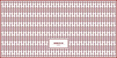 zig zag line and circle combination pattern vector