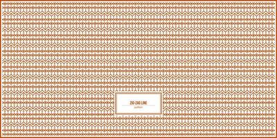 orange zig-zag line pattern with rhombus combination vector