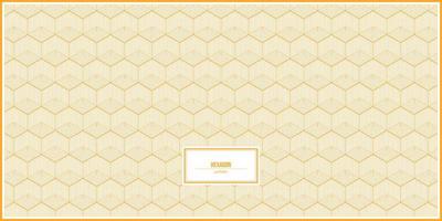 hexagon pattern with thin line inside vector