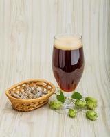 Beer with hop photo