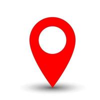 Travel Map pin sign location vector icon