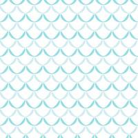 lindos patrones dibujados a mano sin costuras. elegantes patrones vectoriales modernos con una ola de color azul. graciosa estampa infantil repetitiva vector
