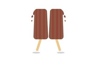 ice cream on a white background vector