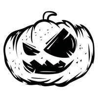 Pumpkin Line Art vector