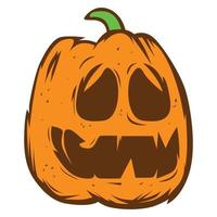 color de calabaza de halloween vector