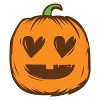 color de calabaza de halloween vector