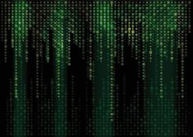 Digital Code background vector