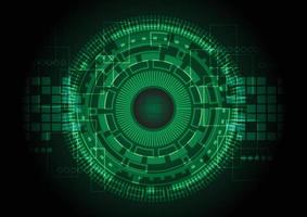 Tech circle background vector