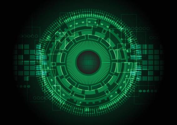 Tech circle background