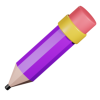 Bleistift 3D-Symbol png