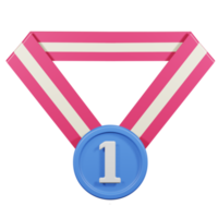 ícone 3d de medalha png