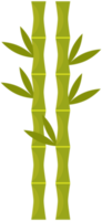 verde bambù bastoni con le foglie png