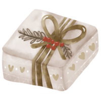 watercolor christmas gift png