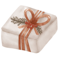 watercolor christmas gift png