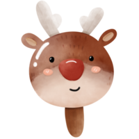 glace de noël aquarelle png