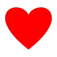 icona del cuore rosso png