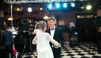 Beautiful wedding dance photo