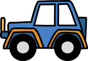 Hand Drawn Off Road Truck illustration png