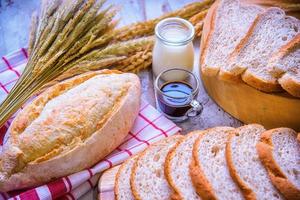 Fresh tasty bread. photo