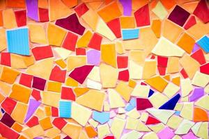 fondo abstracto colorido mosaico. foto