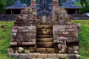 SCULPTURES - Reliefs of historical relics around the western slopes of Mount Lawu, estimated to have been built around the 14th-15th century AD. photo