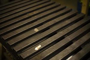 Metal profile. Steel product. photo