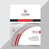 Modern And Professional Business Card Design, Corporate And Creative Business Card Design, Simple And Abstract Business Card, Business Card Design Template vector