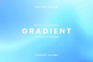 Abstract blurred gradient mesh background in bright multi-color. Colorful smooth banner template. vector