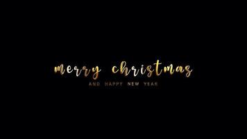 Merry Christmas and Happy New Year greetings video